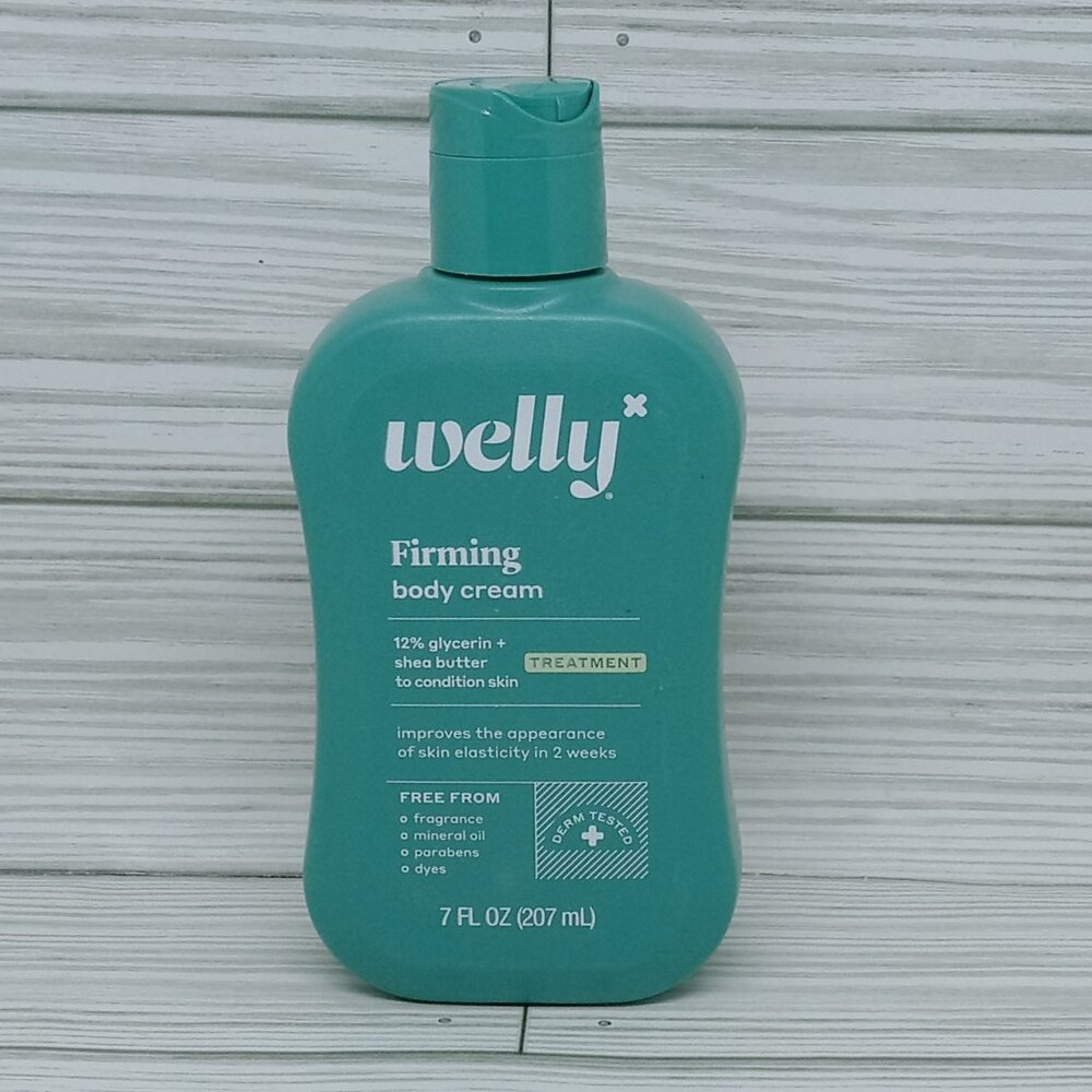 Welly Firming Body Cream Treatment, Glycerin + Shea Butter Full Size 7 fl oz